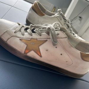 Golden goose size 39 sneakers gold star